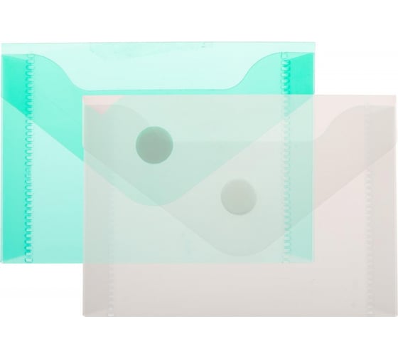 Изображение товара Папка-конверт на кнопке Attache А7 105x74 мм, 180 мкм,  ассорти, 20шт/уп 1019530