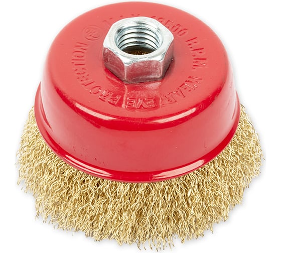 Изображение товара Щетка чашка (75 мм; посадка M14; латунированная проволока) для УШМ ARNEZI R8045075