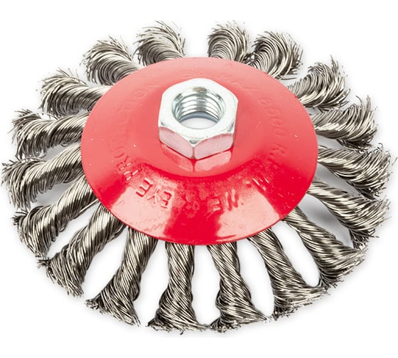 Изображение товара Щетка конусная (115 мм; посадка M14; стальная витая проволока) для УШМ ARNEZI R8048115