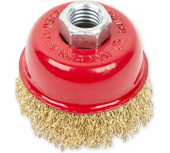 Изображение товара Щетка чашка (60 мм; посадка M14; латунированная проволока) для УШМ ARNEZI R8045060