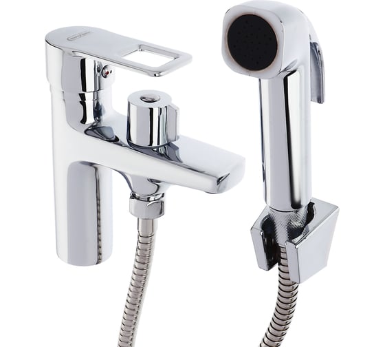 Изображение товара Смеситель для биде с гигиеническим душем СоюзКран керамический картридж 35 мм, хром, цинк SK03-R112 567-032