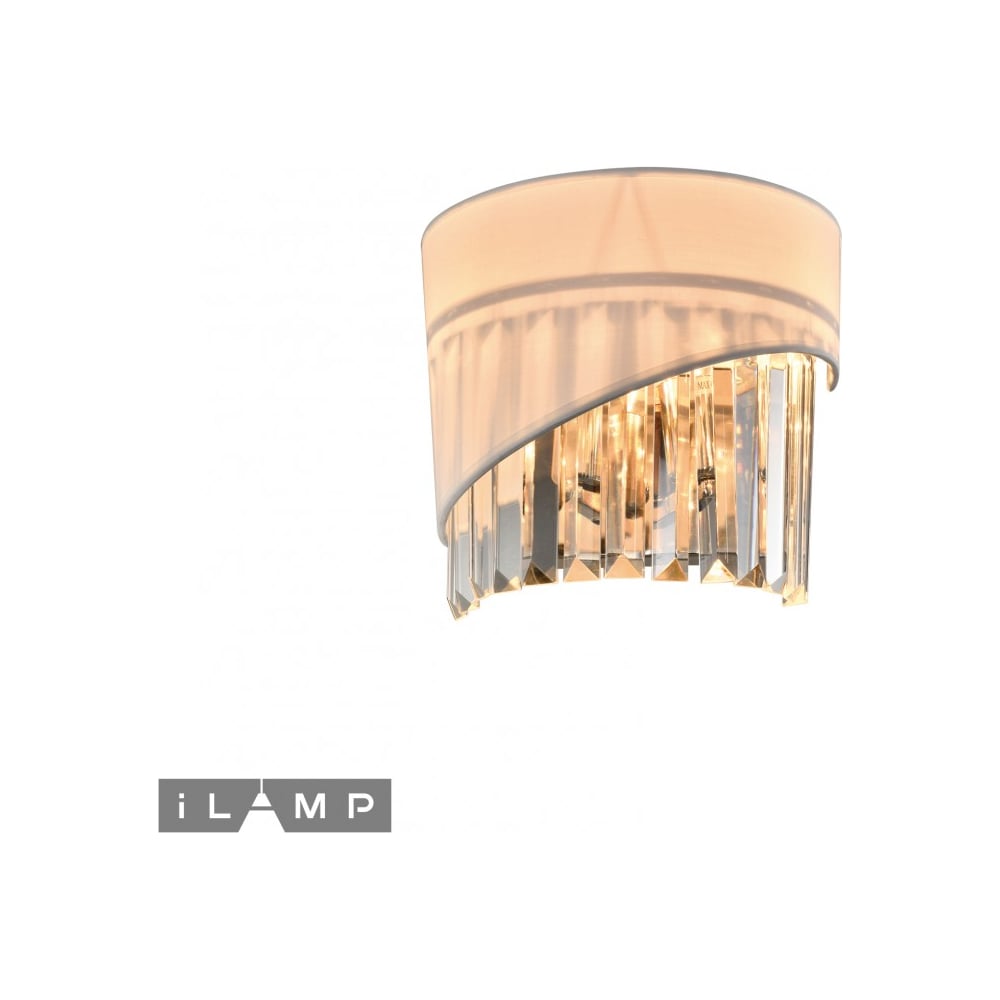 Изображение товара Настенный светильник iLAMP CASA W9508-2 NIC с двумя плафонами