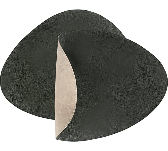 Изображение товара Набор из 4-х двухсторонних сервировочных салфеток Liberty Jones Drop, 33x41 см, зеленый/бежевый LJ0000322