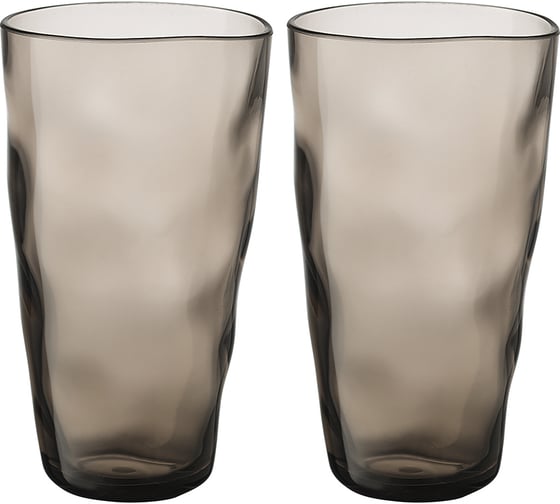 Изображение товара Набор стаканов Liberty Jones Hollow, 550 мл, серо-коричневый, 4 шт. LJ0000357