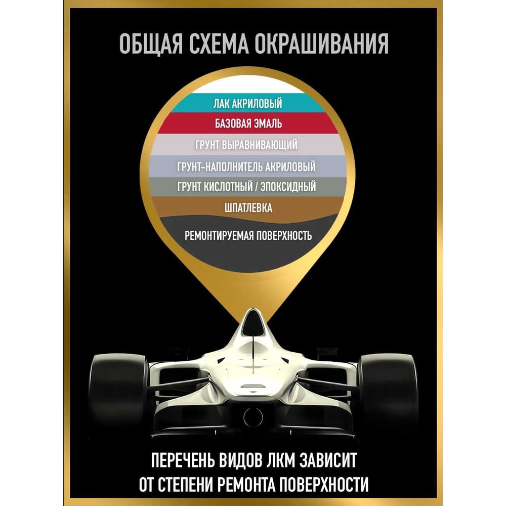 Изображение товара Аэрозольная краска HOTZ Чароит 408, 520 ml, металлик для авто