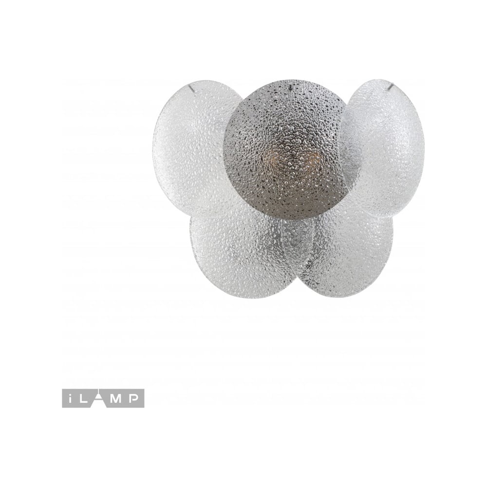 Изображение товара Настенный светильник iLAMP Rivoli W15617-2 CR+MULT модерн 2 лампы хром стекло