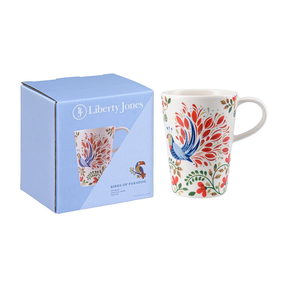 Изображение товара Кружка Liberty Jones Fantail Bird 350 мл в подарочной упаковке