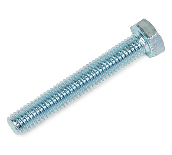 Изображение товара Болт ЖЕСТЬ DIN 933, цинк, М6x40 мм, 6 шт., европодвес УТ-00009847