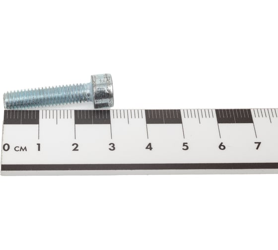 Изображение товара Винт ЖЕСТЬ DIN 912, с внутренним шестигранником, М6x25 мм, 8 шт., европодвес УТ-00006916