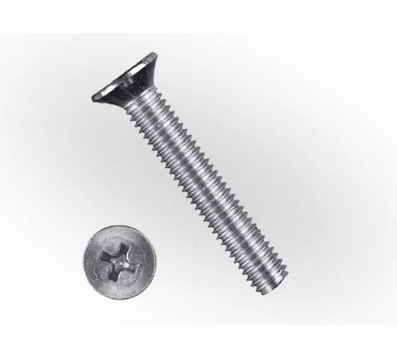 Изображение товара Винт ЖЕСТЬ DIN 965, цинк, М5x12 мм, 20 шт., европодвес УТ-00009879