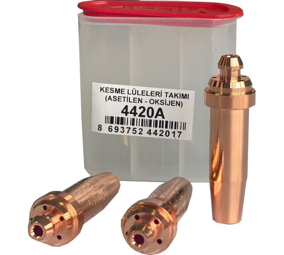 Изображение товара Мундштук (3 шт; ацетилен; 3-100 мм) для резака инжекторного GAZ YILDIZ 4420A