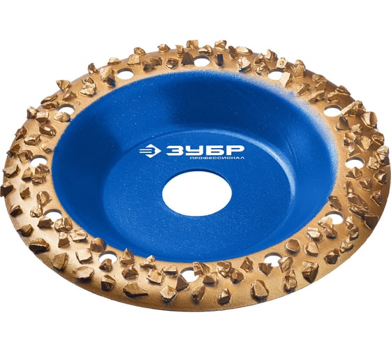 Изображение товара Наклонная обдирочно-шлифовальная чашка №3 ЗУБР 125 мм, крупное зерно ВК8 33435-3