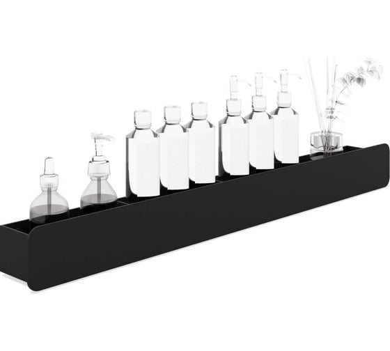 Изображение товара Горизонтальная полка ЛЕБЕР Валенсия 800мм (черный муар) 25.50.008B