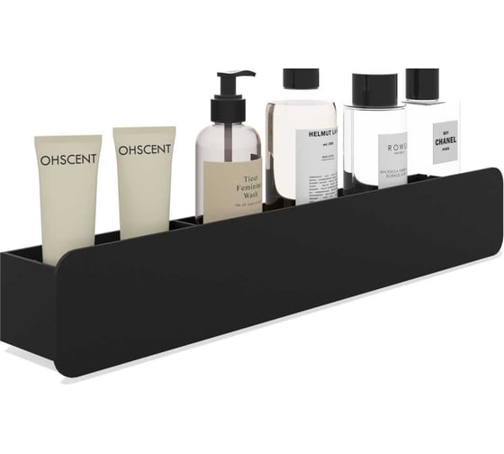 Изображение товара Горизонтальная полка ЛЕБЕР Валенсия 500мм (черный муар) 25.50.005B