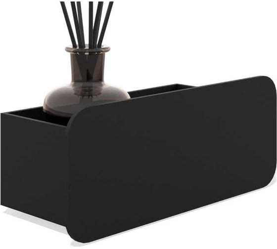 Изображение товара Горизонтальная полка ЛЕБЕР Валенсия 200мм (черный муар) 25.50.002B