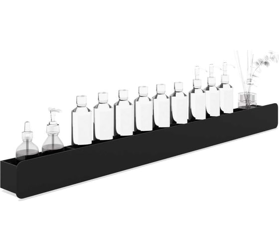 Изображение товара Горизонтальная полка ЛЕБЕР Валенсия 1000мм (черный муар) 25.50.010B