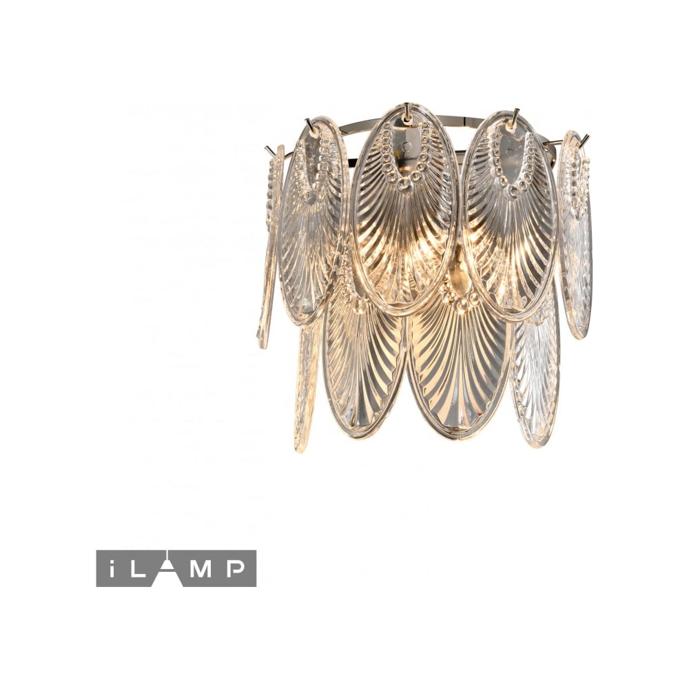 Изображение товара Настенный светильник iLAMP GRAMERCY W2548-2 NIC стиль модерн 2 лампы