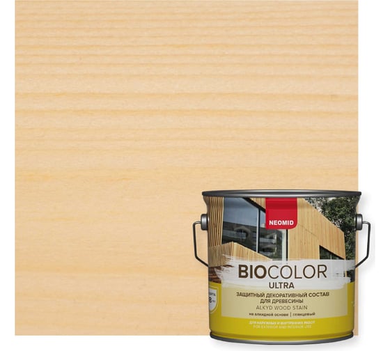 Изображение товара Пропитка NEOMID BIO COLOR ULTRA бесцветный 2,7 л Н -ULTRA-2,7/бесц