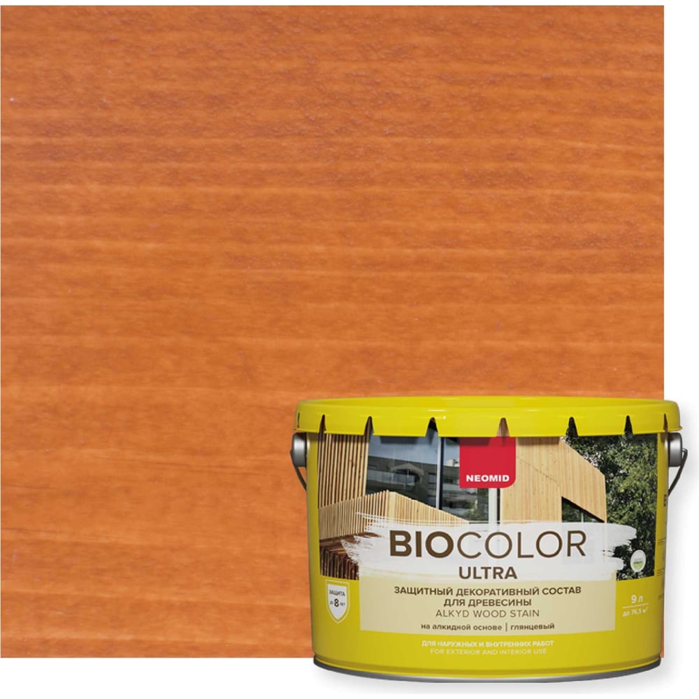 Изображение товара Пропитка NEOMID BIO COLOR ULTRA тик 9 л Н -ULTRA-9/тик