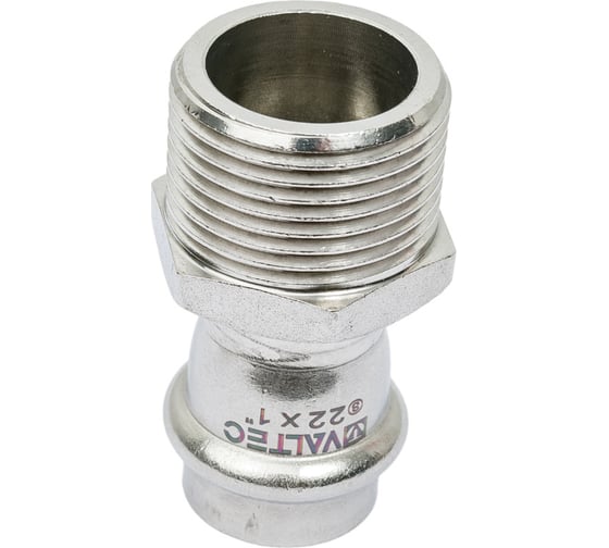 Изображение товара Соединитель из нержавеющей стали VALTEC с наружной резьбой, 22х1 VTi.901.I.002206