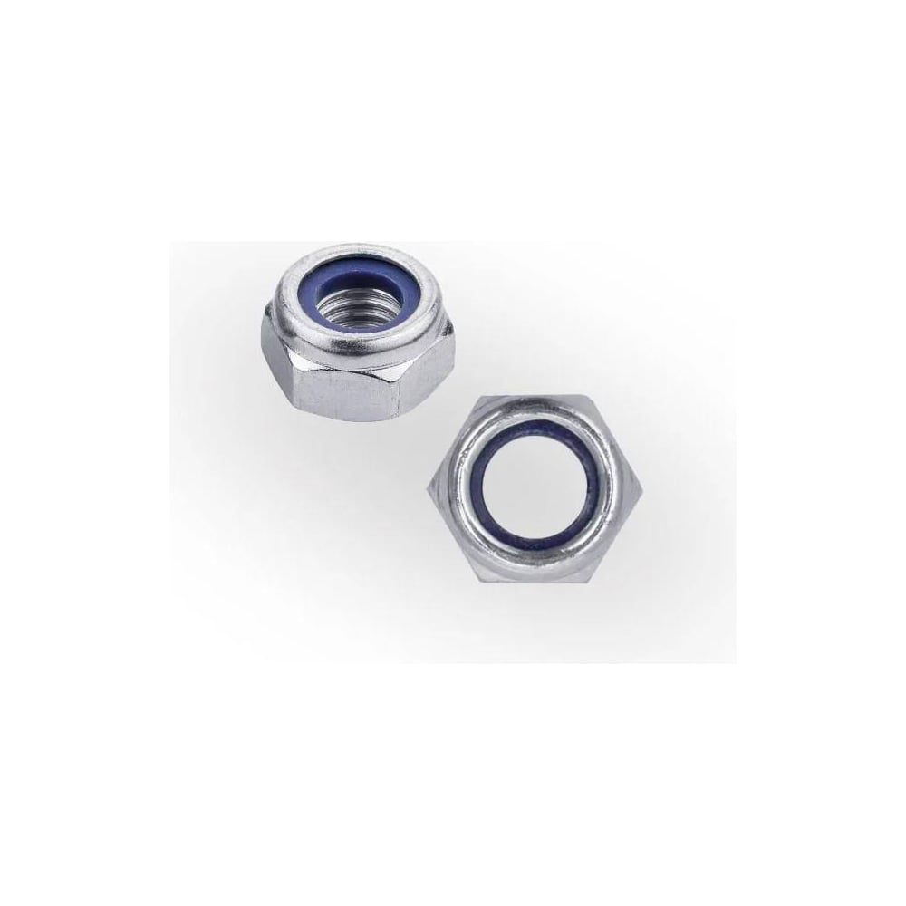 Изображение товара Гайка ЖЕСТЬ DIN 985 М16, сталь, цинк, 15 шт., контейнер 280 мл