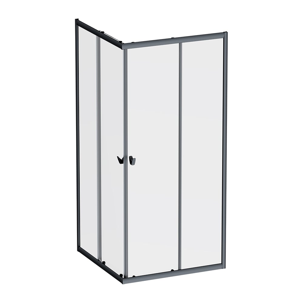 Изображение товара Душевое ограждение AM.PM Sunny квадратное 90x90 стекло раздвижное черный