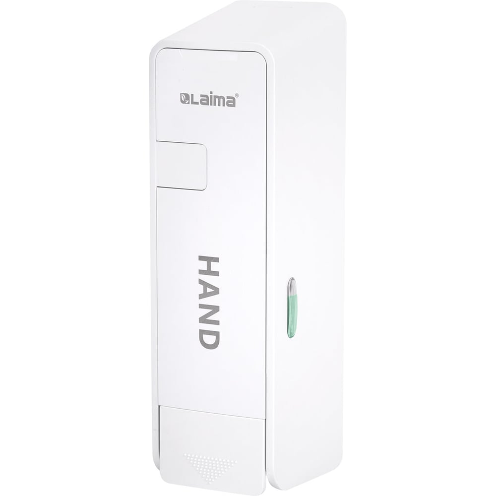 Изображение товара Дозатор для жидкого мыла LAIMA ULTRA наливной, 0,38 л, белый, ABS пластик, 609106