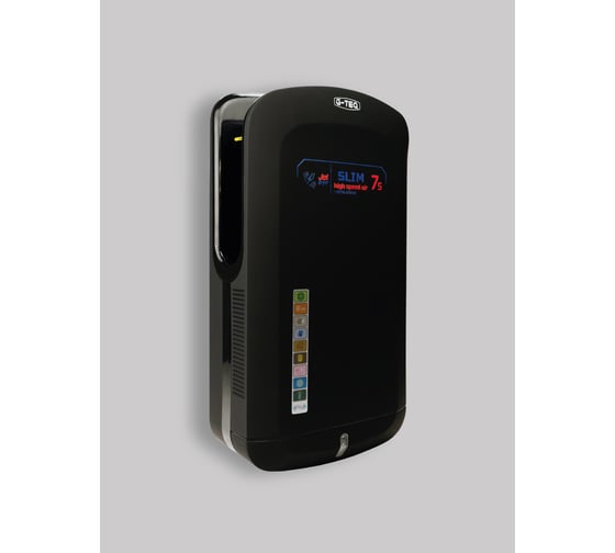 Изображение товара Сушилка для рук G-teq скоростная 8885 PB, 2.0 кВт, погружная, пластик черный 12.92