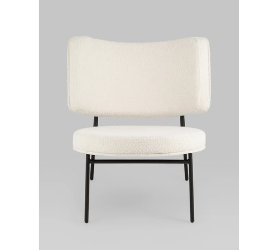 Изображение товара Кресло Стул Груп District Lounge букле белый LV-101-S000-01