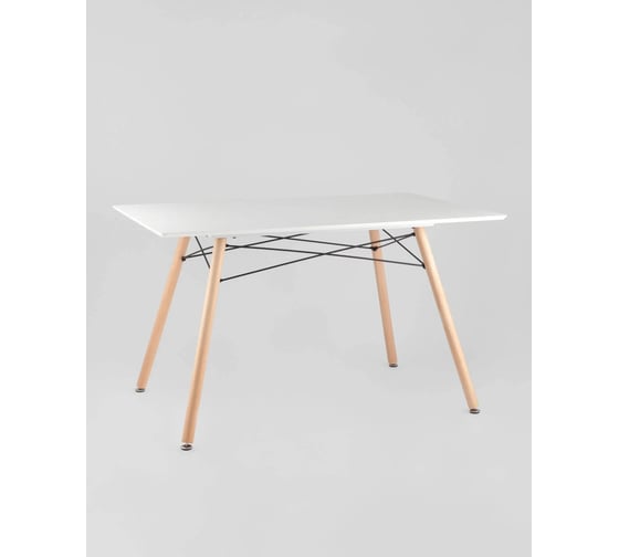 Изображение товара Стол для кухни обеденный Стул Груп прямоугольный Лондон DSW 120x80, белый LONDON WHITE v.2