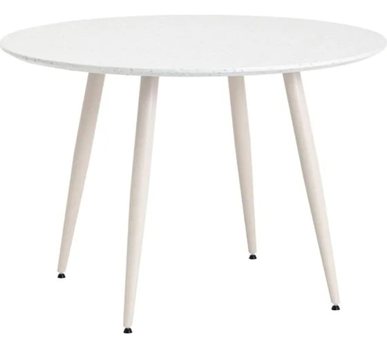 Изображение товара Стол для кухни обеденный Стул Груп круглый Nymphaea, D110, терраццо МДФ F-1715 TER 3860-1