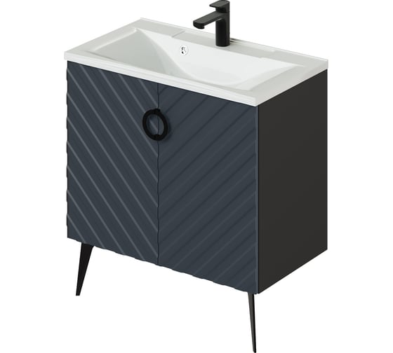 Изображение товара Напольная тумба с раковиной ИТАНА Palladio 80 2.0 787x444x847 Маренго софт 4657821041079