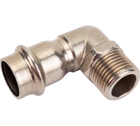 Изображение товара Угольник из нержавеющей стали VALTEC 90 градусов, наружная резьба, 18x1/2 VTi.953.I.001804