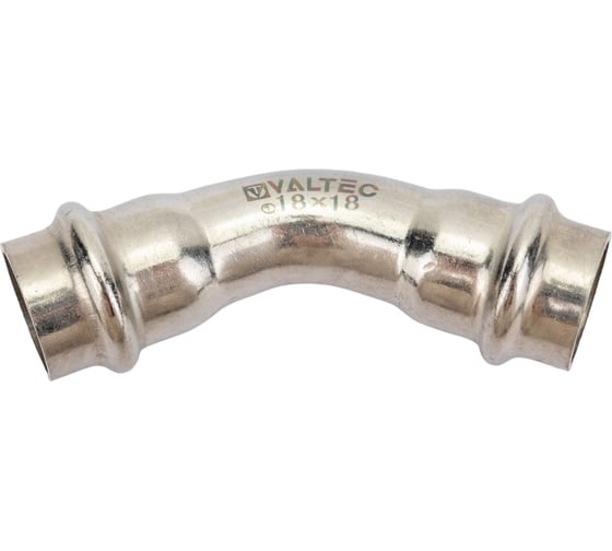 Изображение товара Угольник из нержавеющей стали VALTEC 45 градусов, внутренняя/внутренняя, 18 VTi.959.I.001818