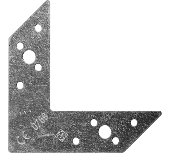 Изображение товара Плоский уголок VORMANN 82х116х30х2 мм, оцинкованный 71 003 000