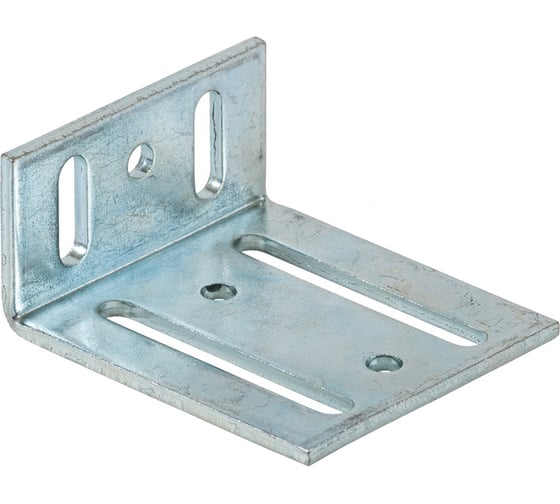 Изображение товара Регулируемый усиленный уголок VORMANN 75х35х65х3,5 мм, оцинкованный 00176 075 Z