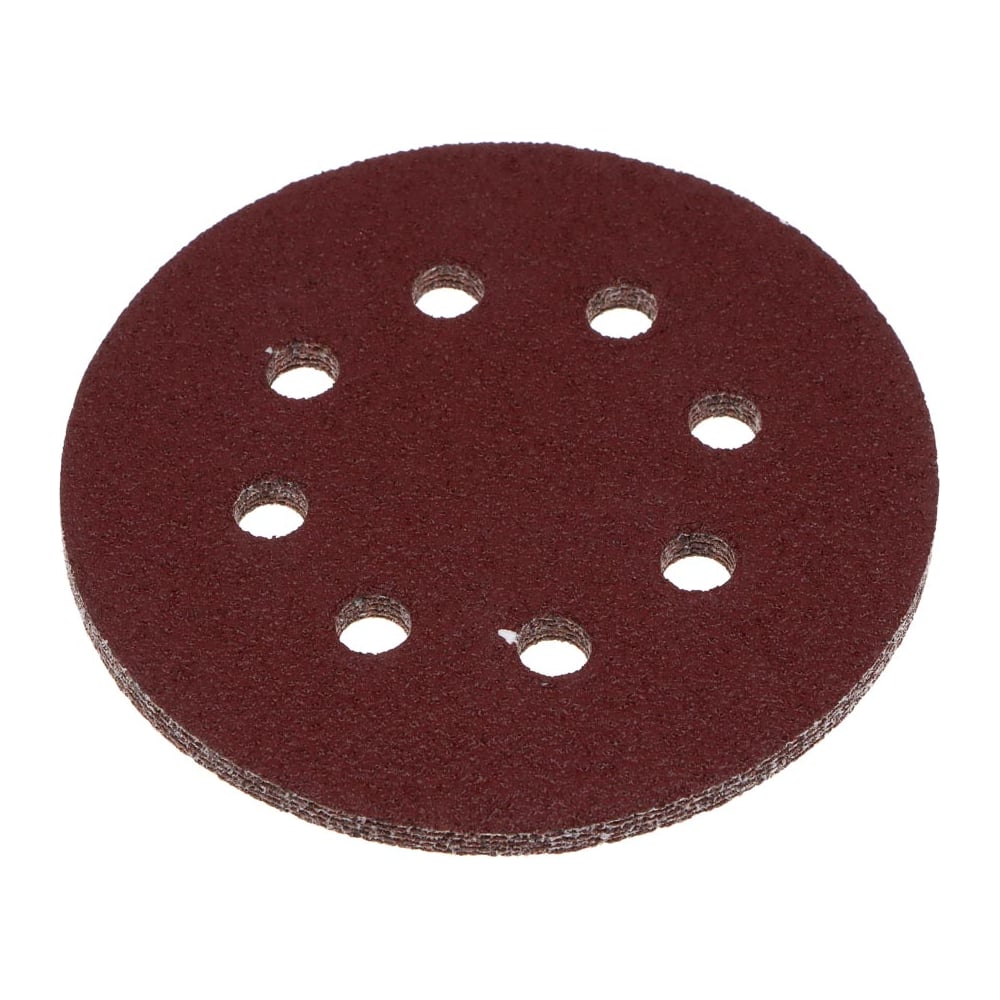 Изображение товара Круг шлифовальный из абразивной бумаги 125 мм P40 8 отверстий 5 шт ЕРМАК 608-001