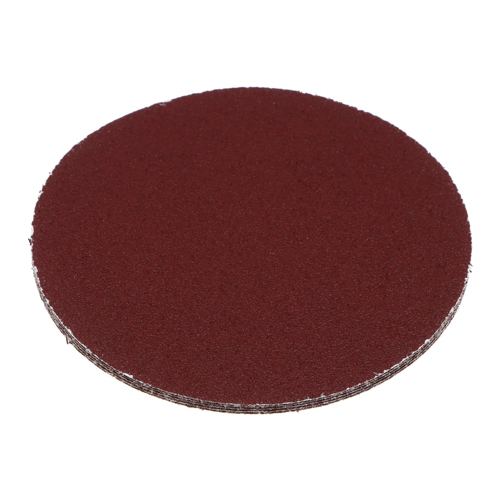 Изображение товара Круг шлифовальный из абразивной бумаги 125 мм 5 шт ЕРМАК P80 без отверстий