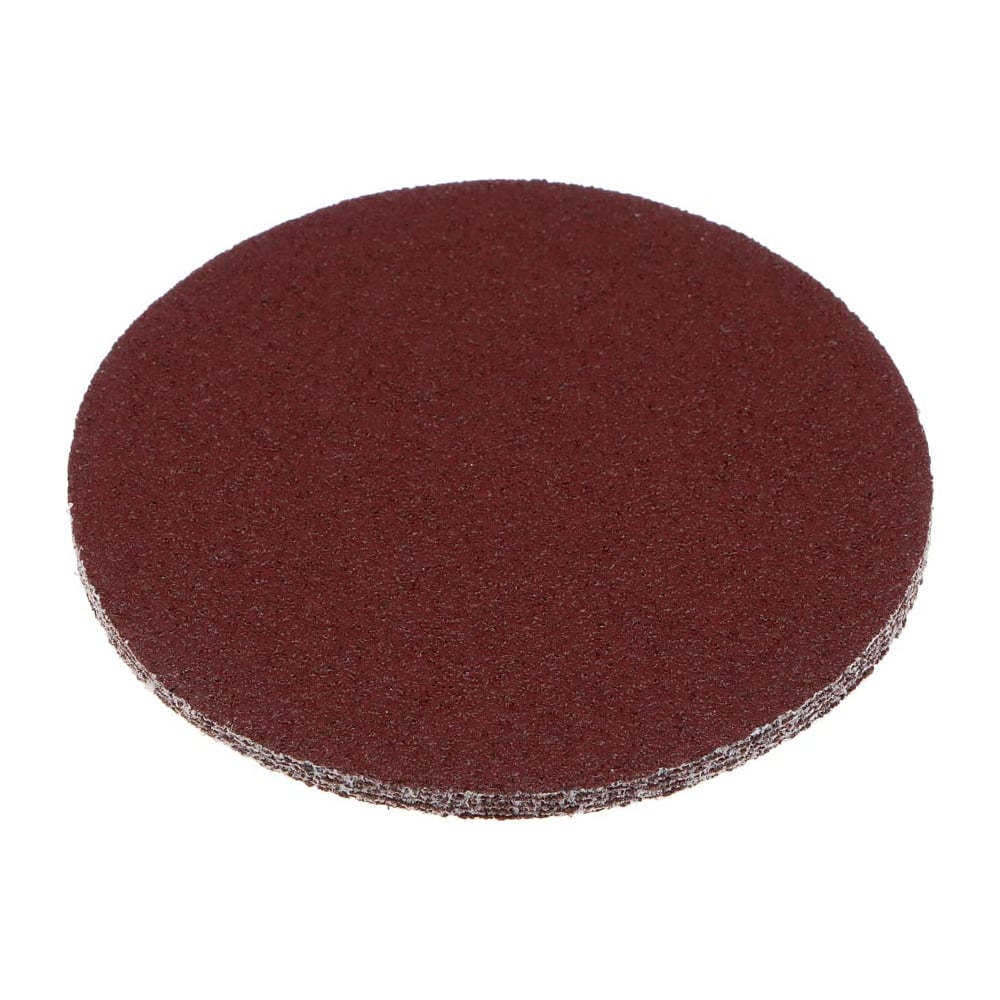 Изображение товара Круг шлифовальный из абразивной бумаги на велкро 125 мм P40 5 шт ЕРМАК