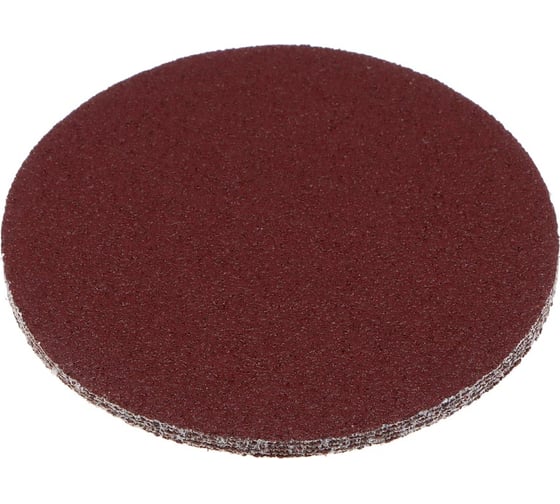Изображение товара Круг шлифовальный из абразивной бумаги на велкро основе 125 мм, без отверстий, P40, 125 мм, 5 шт ЕРМАК 608-008