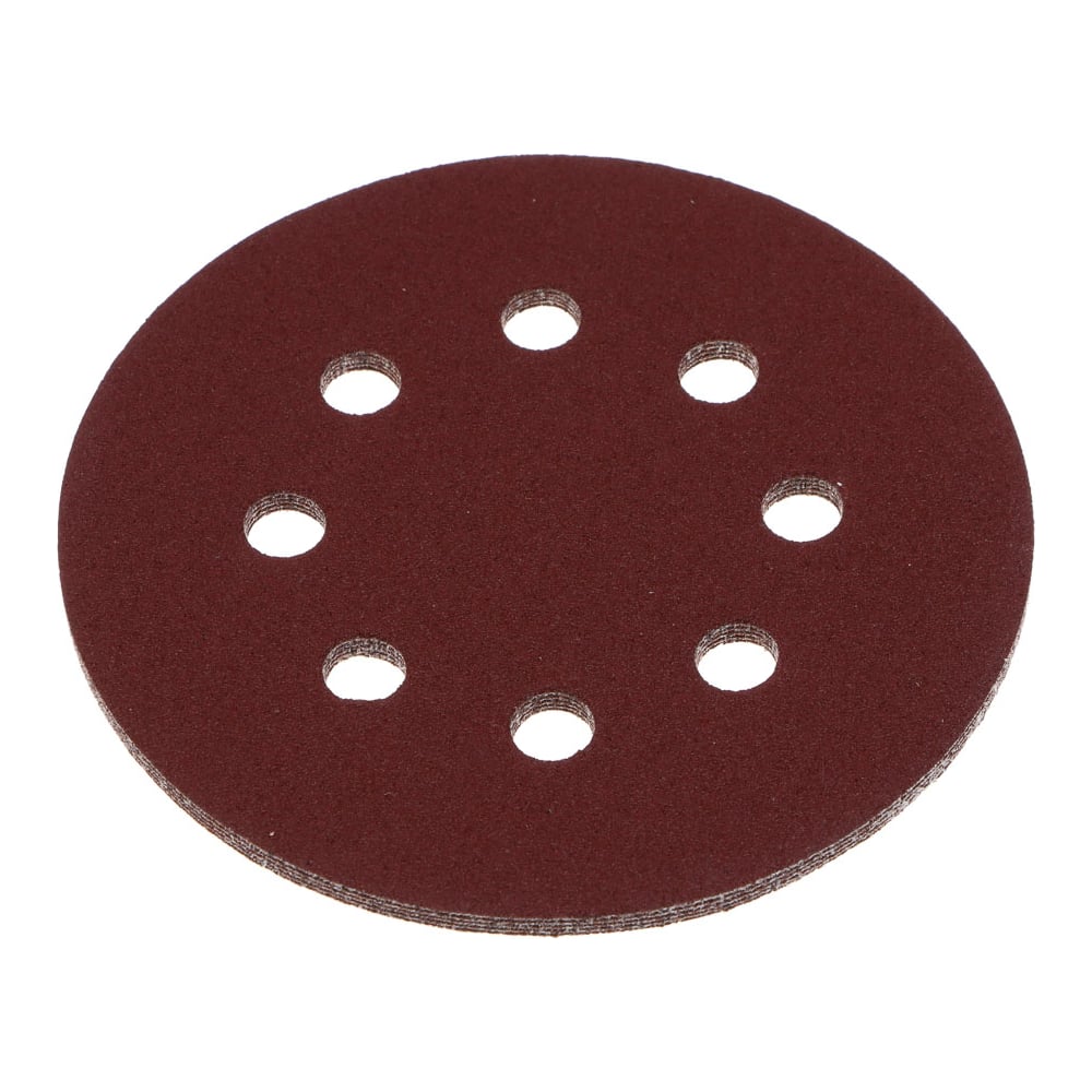 Изображение товара Круг шлифовальный из абразивной бумаги на велкро 125 мм P100 5 шт
