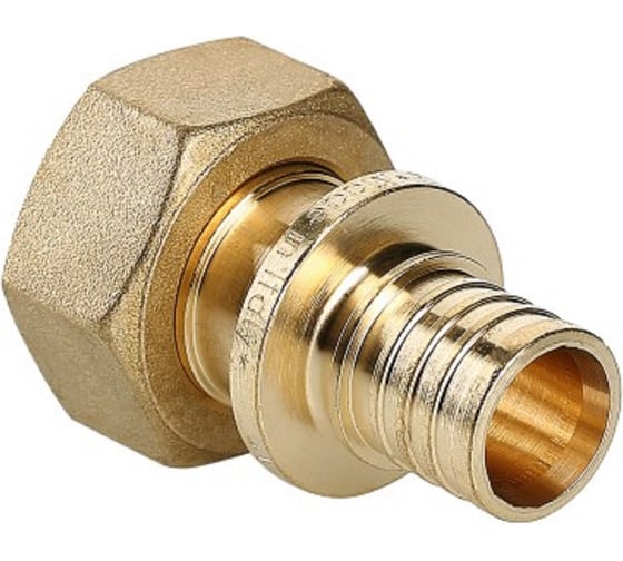 Изображение товара Надвижной соединитель VALTEC с накидной гайкой, 20х2.8х1/2 VTm.422.BG.002004