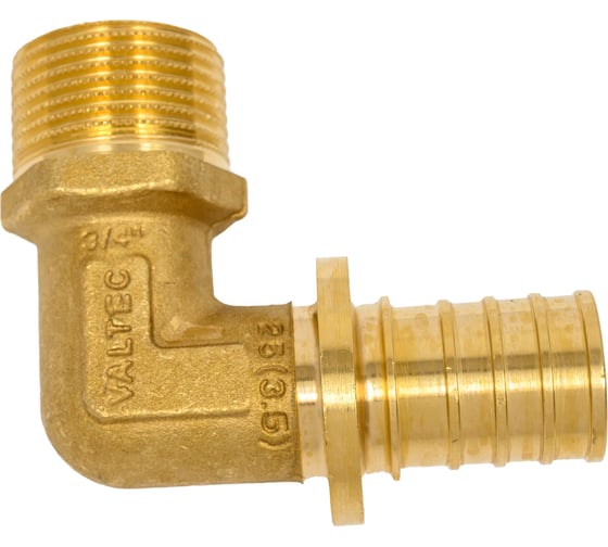 Изображение товара Надвижной угольник VALTEC с переходом на наружную резьбу, 25х3.5х3/4 VTm.453.BG.002505