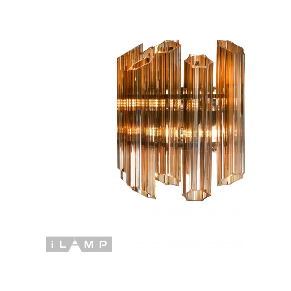 Изображение товара Настенный светильник Destiny MB0267-2C с двумя лампами хром стекло модерн стиль