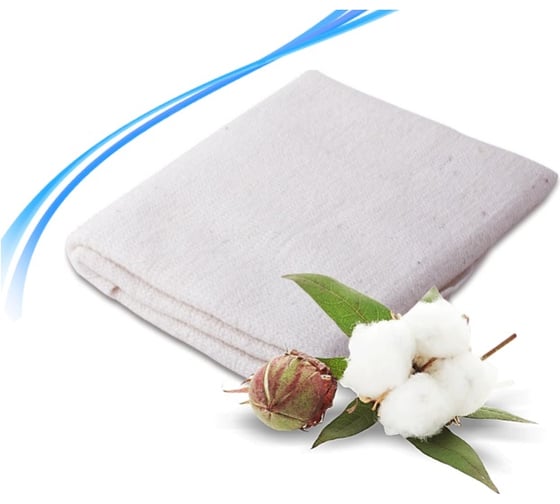 Изображение товара Тряпка для пола 100*80 белая Master 103-094