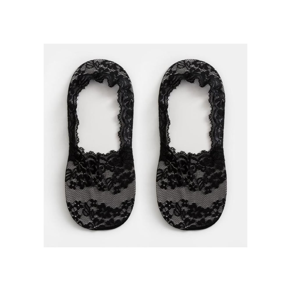 Изображение товара Женские носки-невидимки MINAKU Цветочки 36-37 см идеальны для повседневной носки