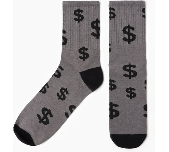 Изображение товара Носки мужские KAFTAN "Баксы" р. 41-44 (27-29 см), серый 4682632