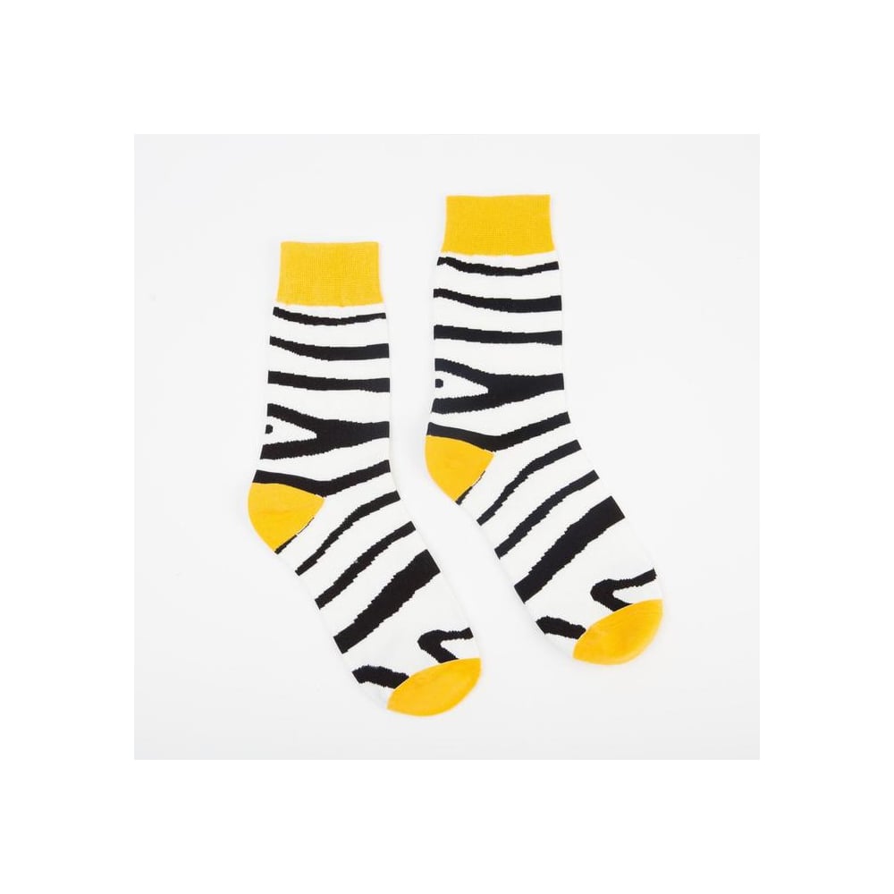 Изображение товара Носки MINAKU Зебра 36-39 женские повседневные классические в полоску