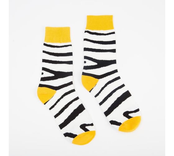 Изображение товара Носки MINAKU «Зебра» размер 36-39 (23-25 см) 6882929