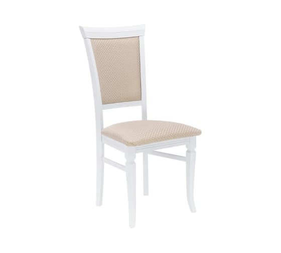 Изображение товара Стул Leset Монтана, Белый/жаккард Антина ваниль 9003 Ж4.07 2619-1700